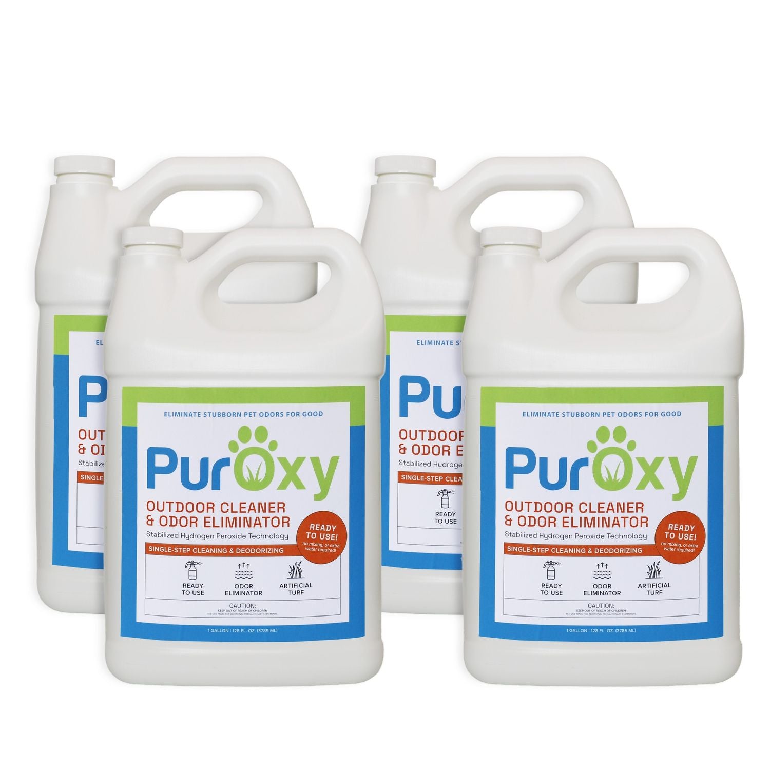 4-Pack Case - 1 Gallon Outdoor Cleaner & Odor Eliminator Refill