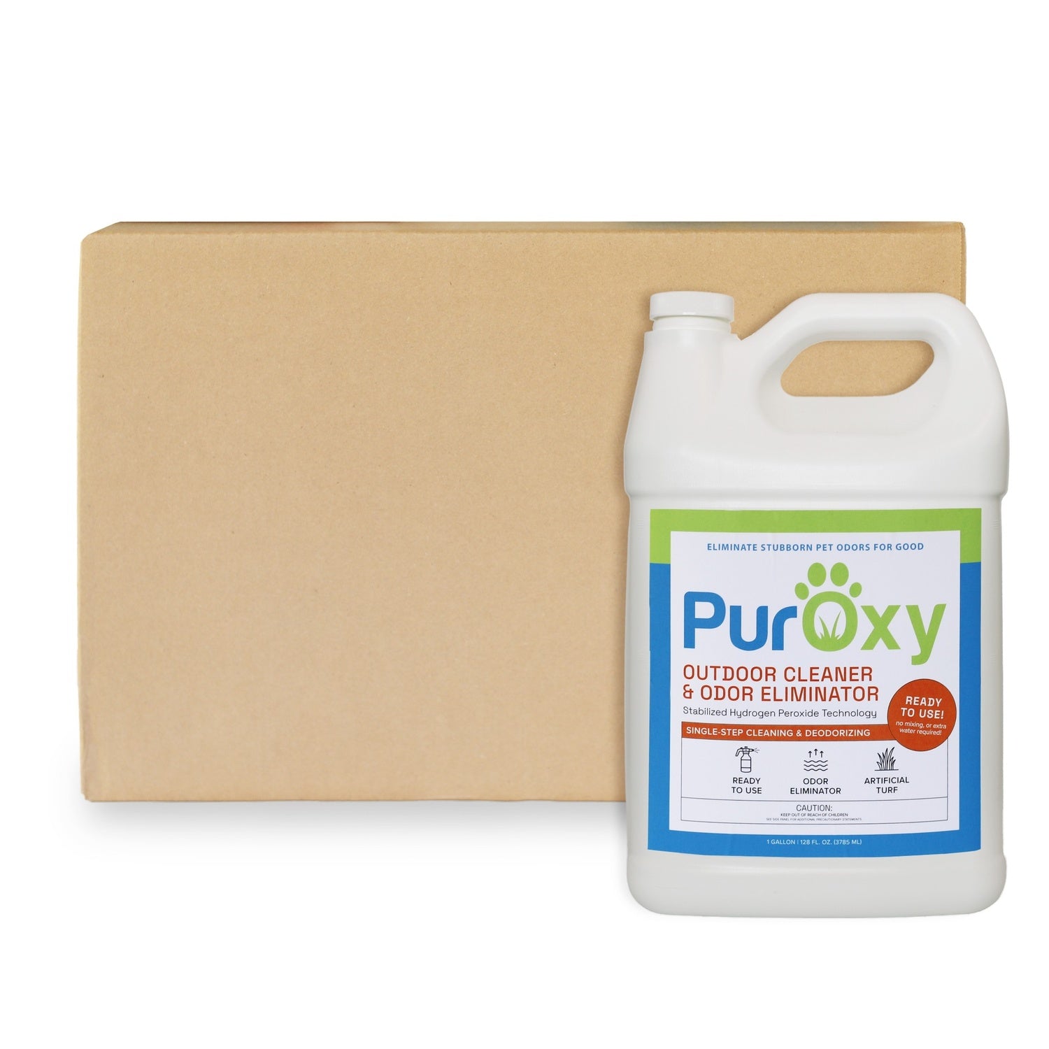 4-Pack Case - 1 Gallon Outdoor Cleaner & Odor Eliminator Refill