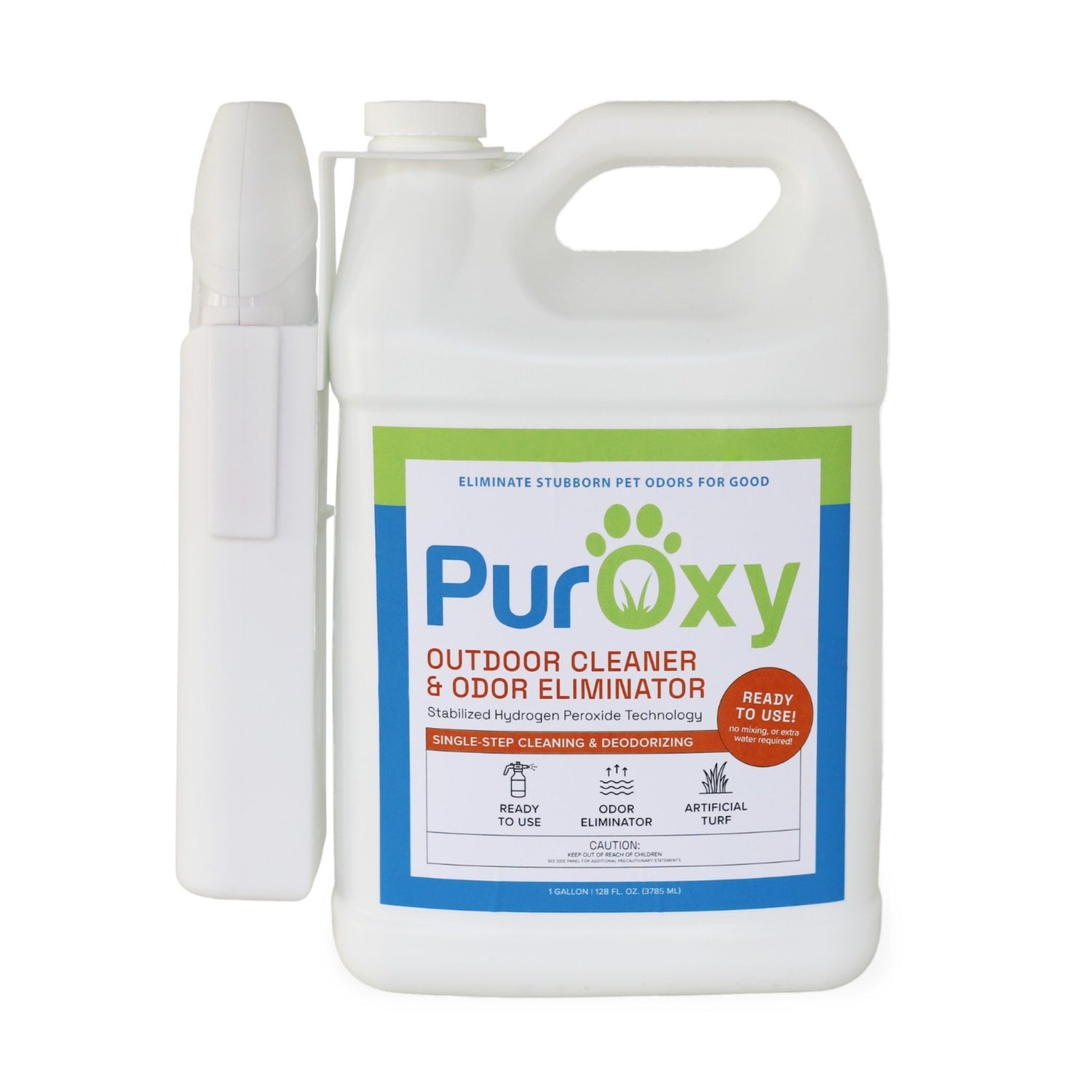 1 Gallon Outdoor Cleaner & Odor Eliminator with Power Sprayer