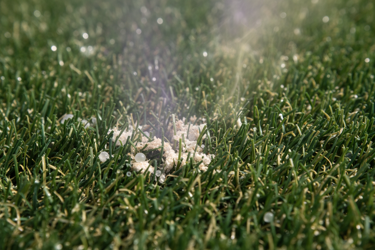 Smelly artificial turf